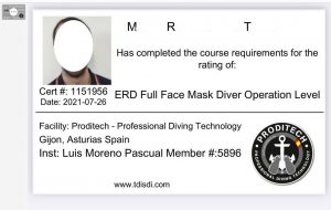ERD Full Face Mask Diver