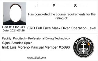 ERD Full Face Mask Diver